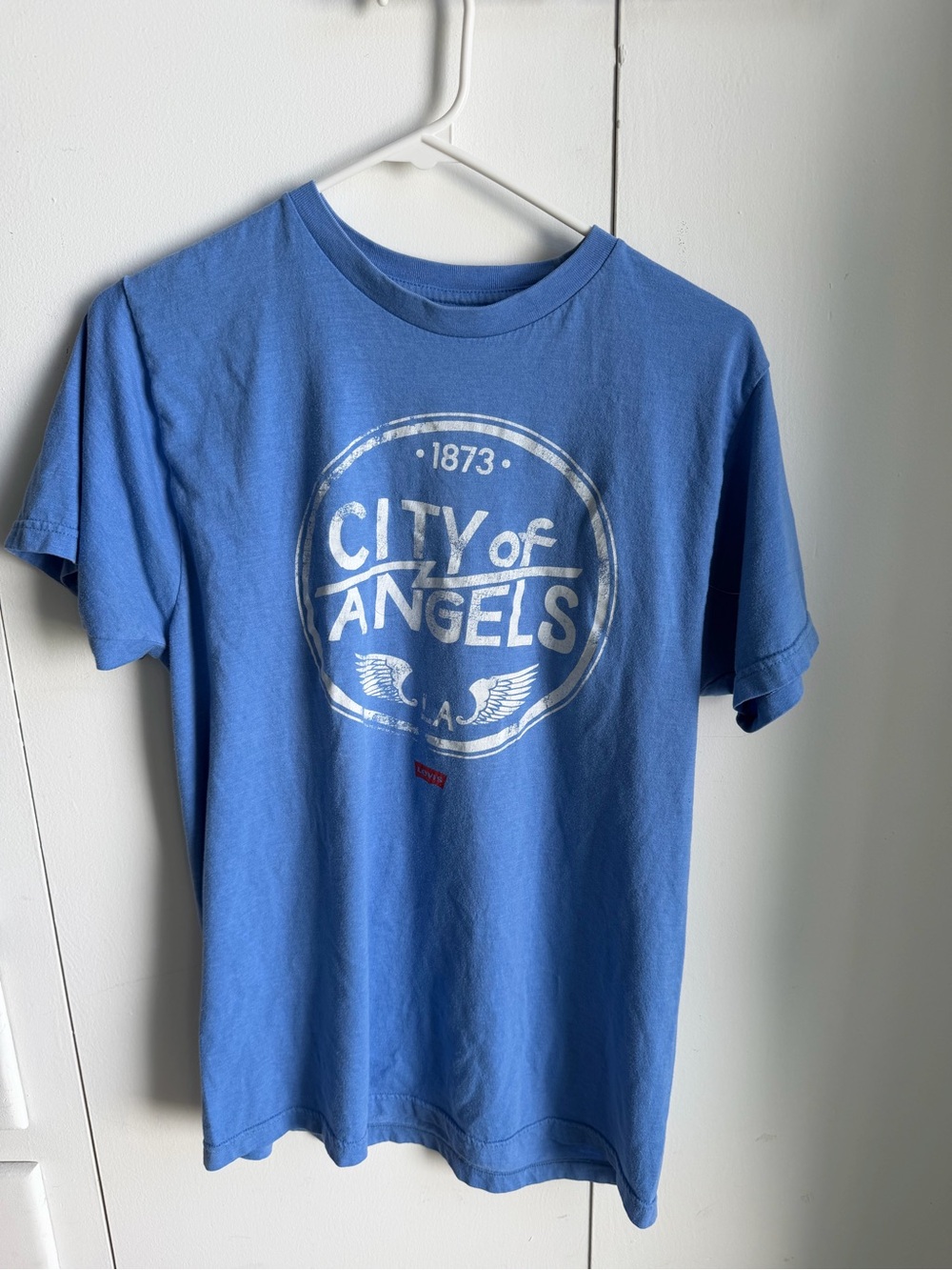 Levi's Light Blue 'City of Angels' Graphic Tee